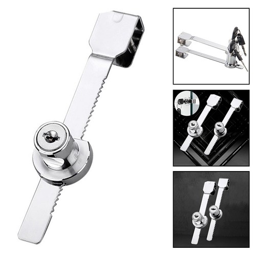 Display Cabinet Lock Glass Cabinet Lock Suitable For 7mm Glass Easy Installation - Picture 3 of 11