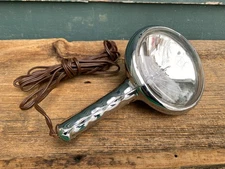 Vintage 1960s Unity Unilite 12v Handheld Car/Truck Spotlight Chrome 4" Working