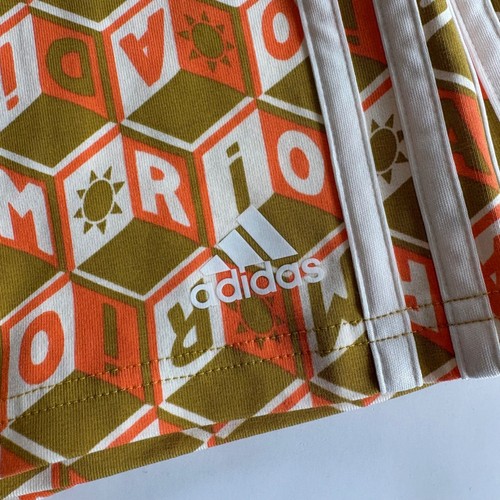 Adidas FARM RIO Bike Shorts Women's Medium Training Victory Gold 8.5" NEW - Picture 8 of 8