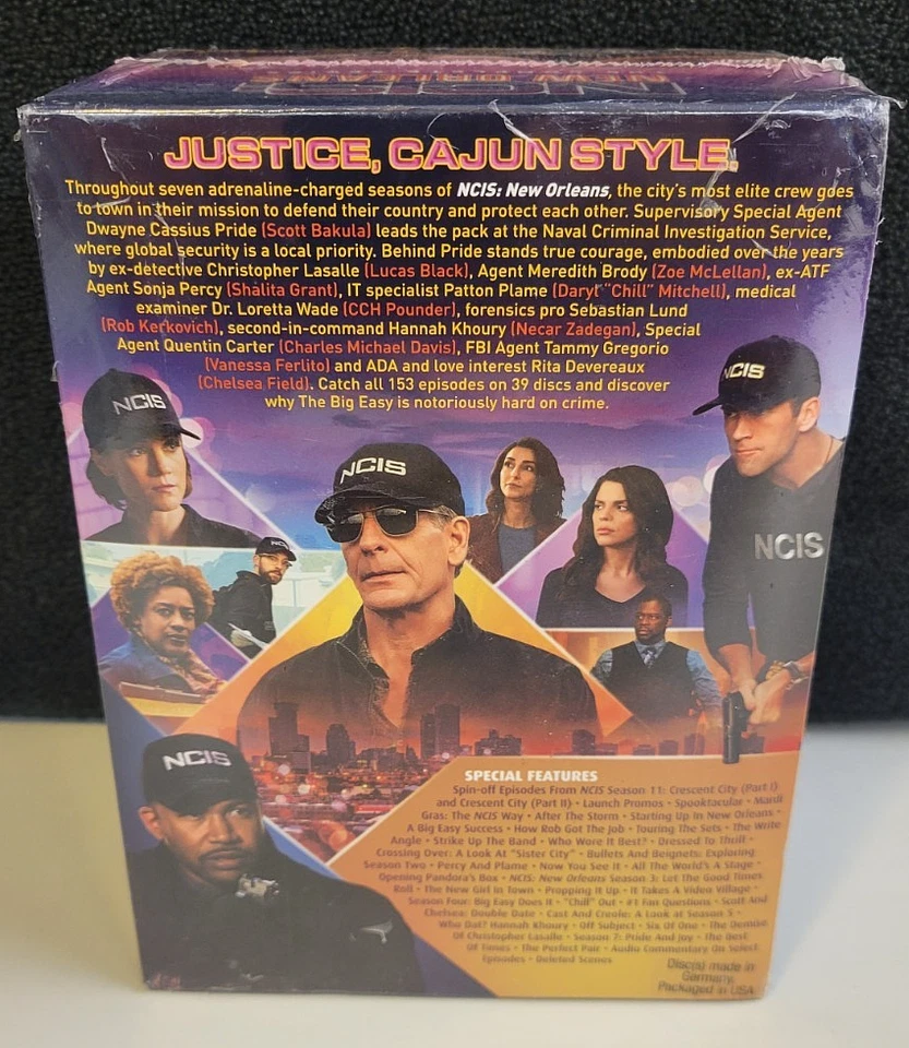 NCIS: New Orleans~ The Complete TV Series DVD SET Season 1 2 3 4 5 6 & 7 SEALED! - Image 3 of 4