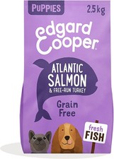 Edgard Cooper Puppy Grain Free Dog Food Dry,(Salmon & Turkey 2,5kg), Natural Ki 4.99 per kilo