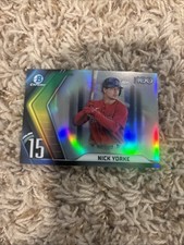 2022 Bowman Chrome Refractor Top 100 BTP-15 Nick Yorke - Boston Red Sox