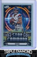 2024 Topps Cosmic Chrome Bo Nix Rookie Star Command Broncos AC53