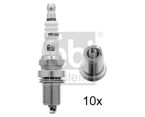 13409 ENGINE SPARK PLUG SET PLUGS FEBI BILSTEIN 8PCS NEW OE REPLACEMENT - Picture 2 of 5