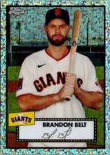 2021 Chrome Platinum Anniversary 70th Mini-Diamond Refractor /70 Brandon Belt