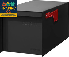 Post Mount Mailboxes, 9.5 X 9.5 X 20.75 Hxwxd Large, Galvanized Steel Modern M