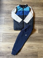 Boys Size 4 HURLEY jogger set with Puffer Vest
