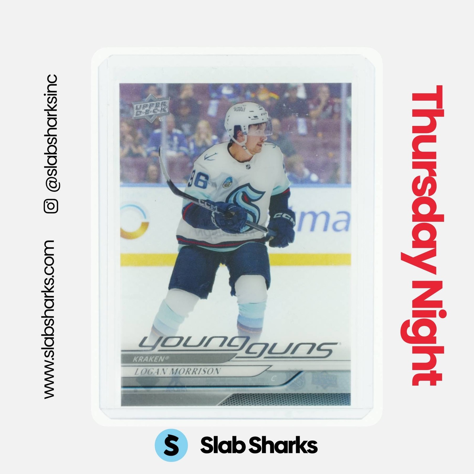 2024 UPPER DECK #469 LOGAN MORRISON YOUNG GUNS CLEAR CUT