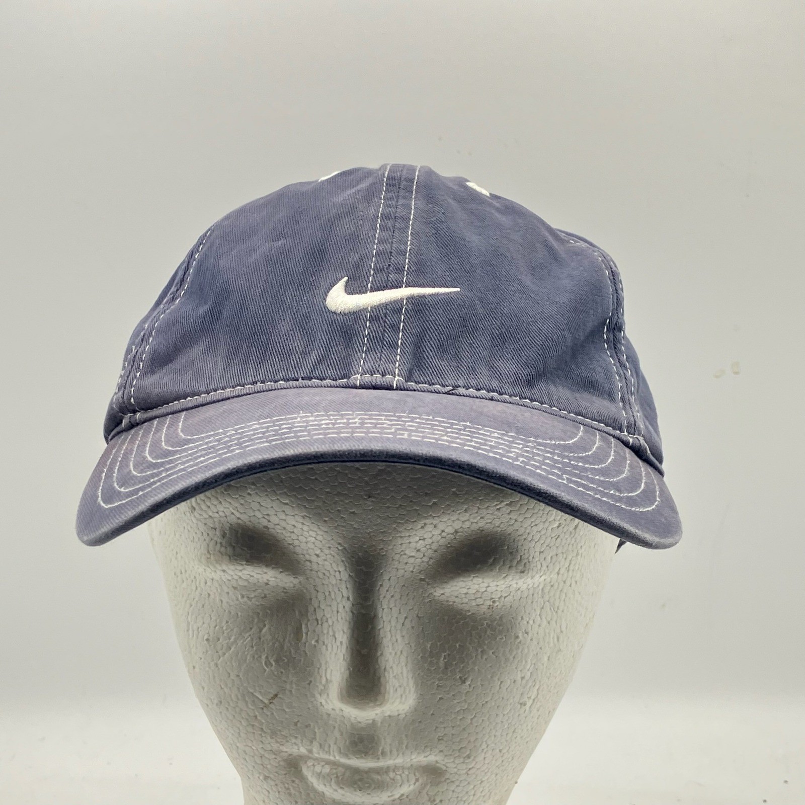 Nike Cap Hat Blue Adjustable Strapback Baseball C… - image 1
