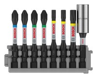 Bosch ZubehöR Pro Impact Schrauberbit-Set Mit Bithalter Und Pick U Click...