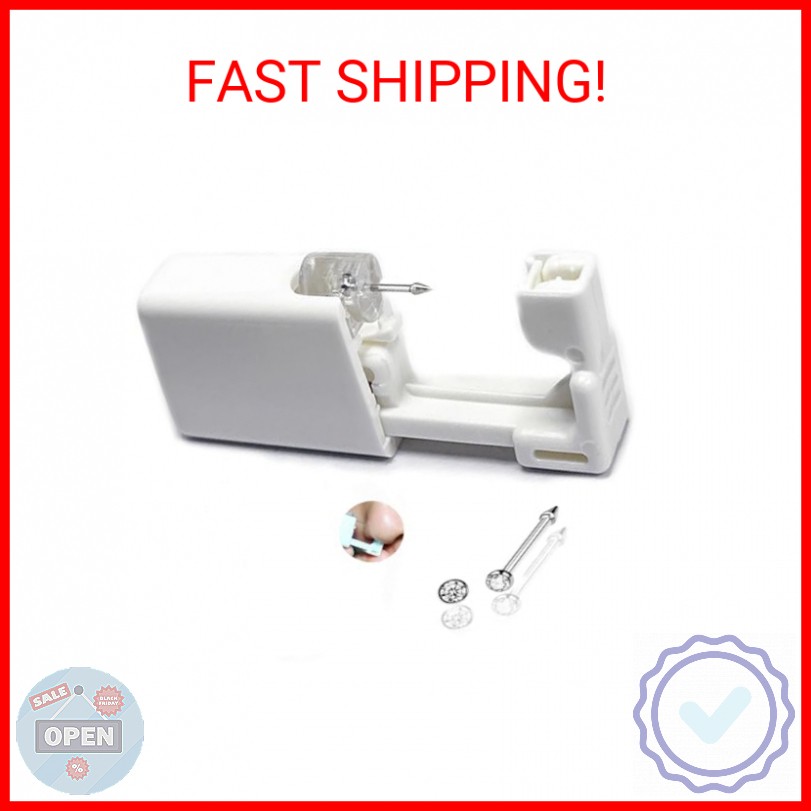 AM RONG MAGIC Self Nose Piercing Gun Self Nose Piercing Gun Kit Safety Nose Pier - second product detail image