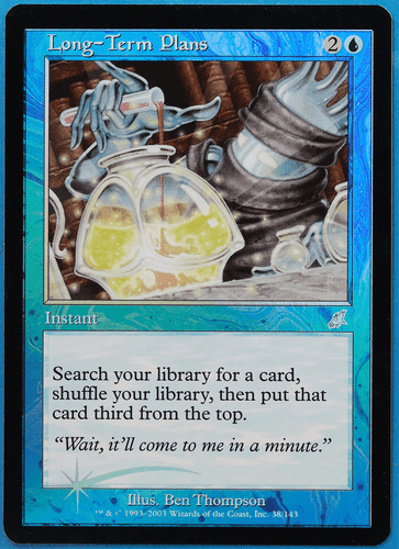 Long-Term Plans FOIL Scourge NM Blue Uncommon MAGIC CARD (ID# 502217) ABUGames - Picture 1 of 2