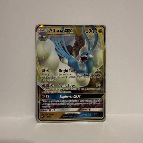 The Pokémon Company Altaria GX Dragon Majesty 41/70 Holo English 200 HP NM