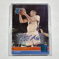 Panini 2010-11 Donruss Rated Rookie Cole Aldrich Thunder #238 Auto SN 141/399!!