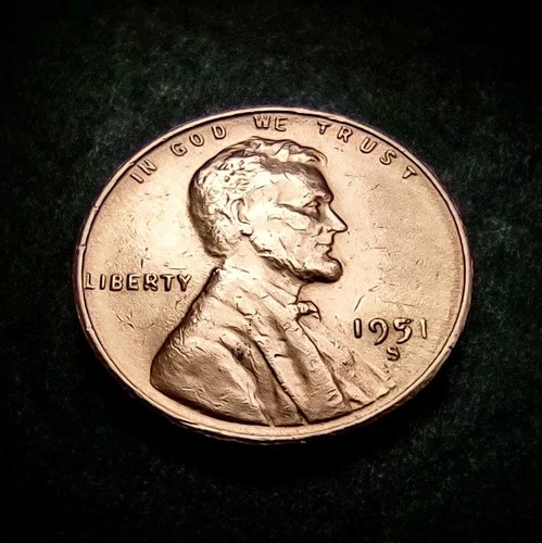 1951-S  Lincoln Wheat 1¢ Penny RARE Cent  VINTAGE  Good Condition  FREE SHIPPING