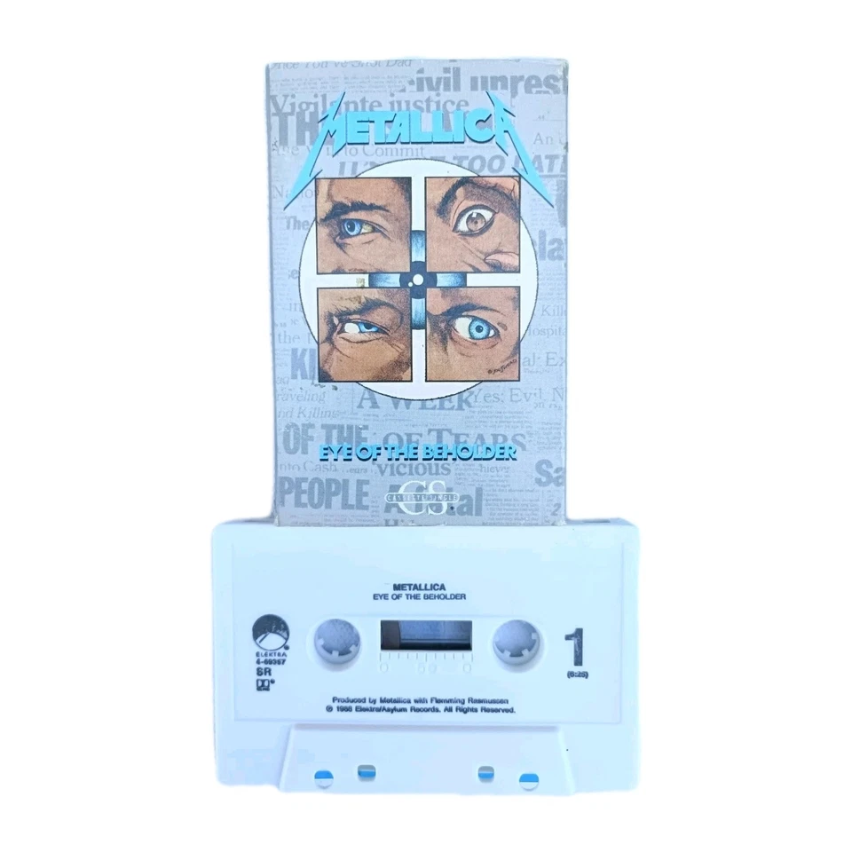 METALLICA - Eye Of The Beholder & Breadfan 1988 Cassette Single RARE FREE POST - Image 3 of 3