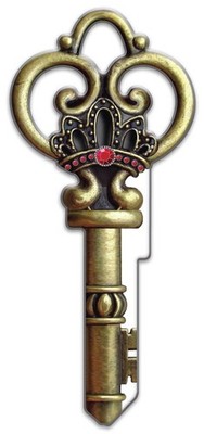 Key Shapes, Medieval SKELETON KEY - House Key Blank, SC1, 1 key B146S