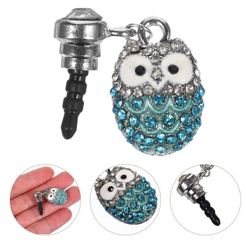 Owl Phone Charm Dust Plugs Phones for 3.5mm Earphone Jack Mobile Accessories - 第 8/12 張圖片