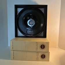 Lot of 3 Kodak Rotary Carousel 80 35mm Slide Projector Trays w/ Boxes
