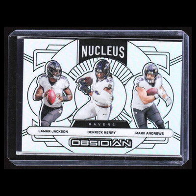 Lamar Jackson/Derrick Henry/Mark Andrews ##19 2024 Baltimore Ravens Football NFL
