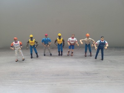 VTG Lanard CORPS Construction Crew Max Power 3.75'' Mixed Figure Set Lot 