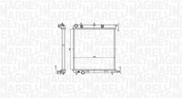 KÜHler MotorkÜHlung Magneti Marelli 350213819000 FÜR Mercedes WasserkÜHler
