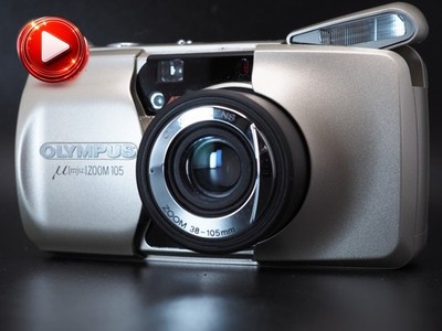 Olympus μ mju Zoom 105 analoge Kleinbildkamera aus JAPAN #J458