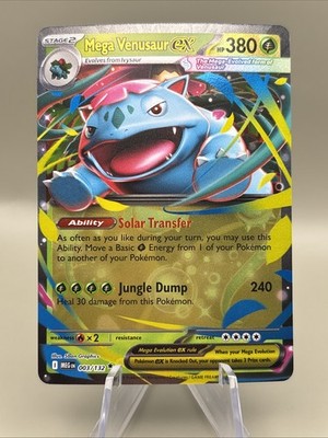 Mega Venusaur ex 003/132 Me01: Mega Evolution Holo