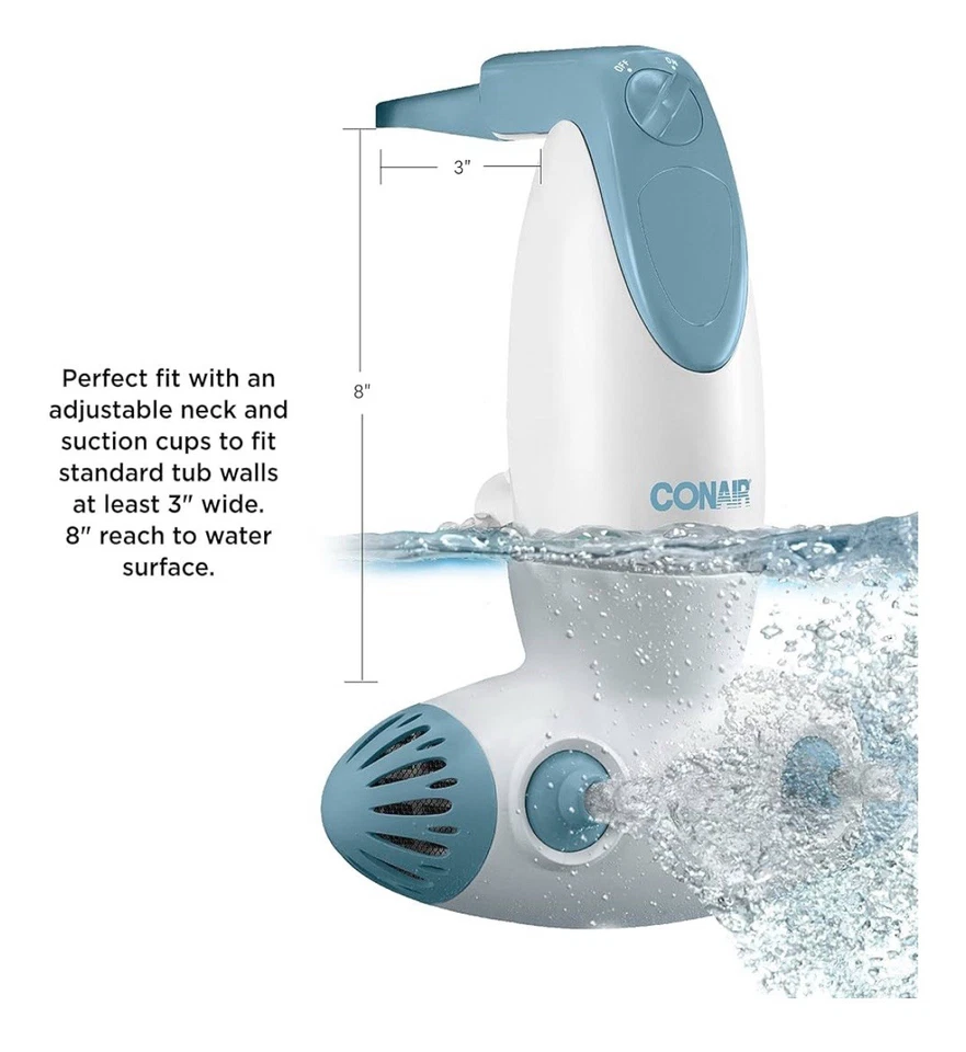 - Portable Bath Spa with Dual Hydro Jets for Tub -  Tub Creates Soothing Bubbles - Image 3 of 4