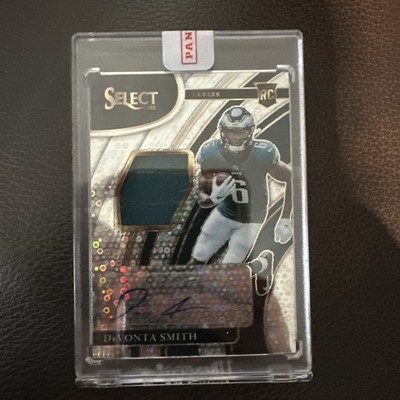2021 Panini Select -Devonta Smith Disco Prizm No Huddle RPA /25 WR1 RC Eagles