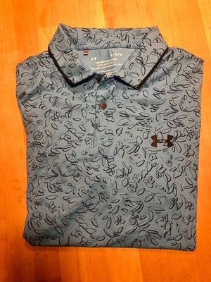 Under Armour Golf Polo Größe L hellblau