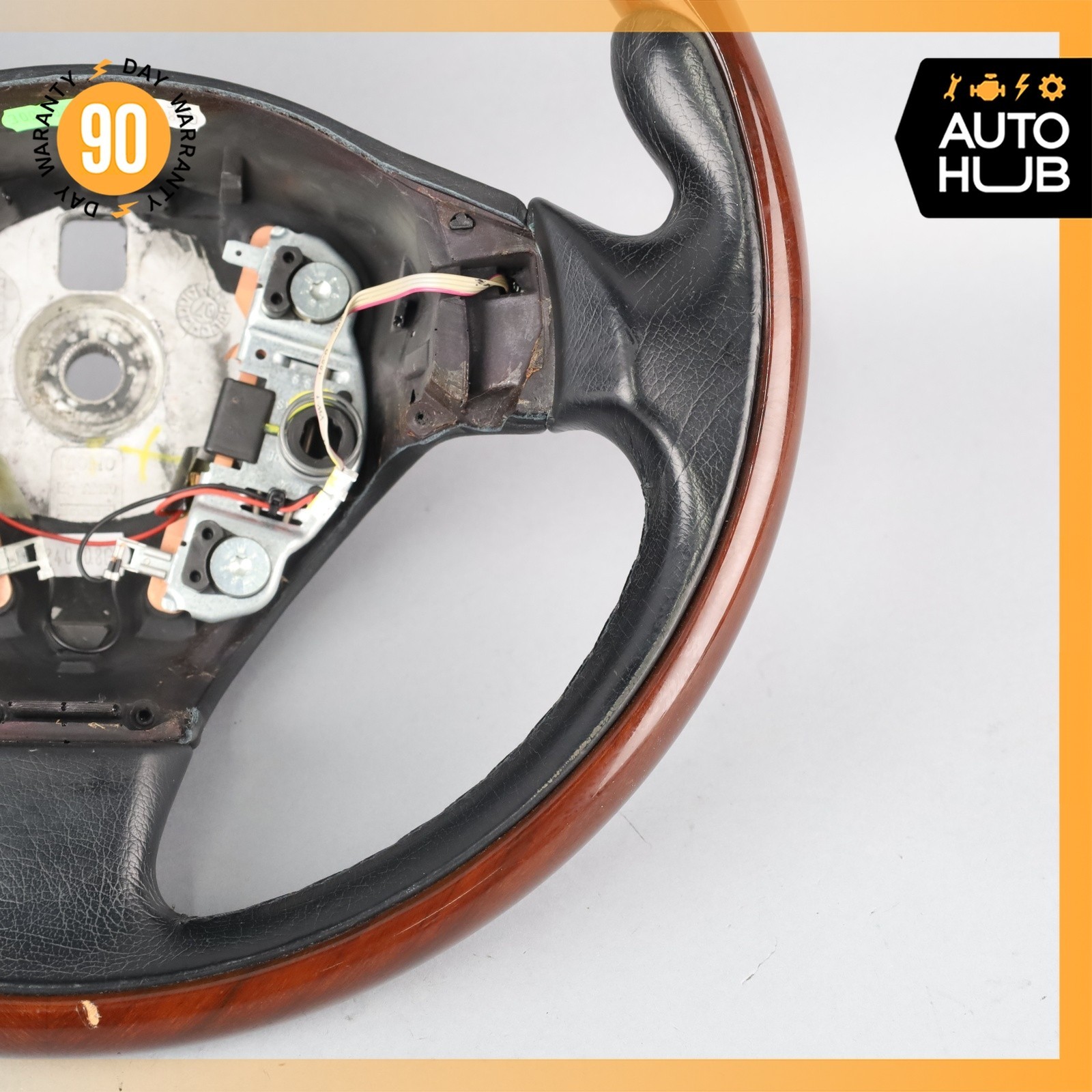 08-19 Maserati GranTurismo M145 Steering Wheel Rosewood Black OEM