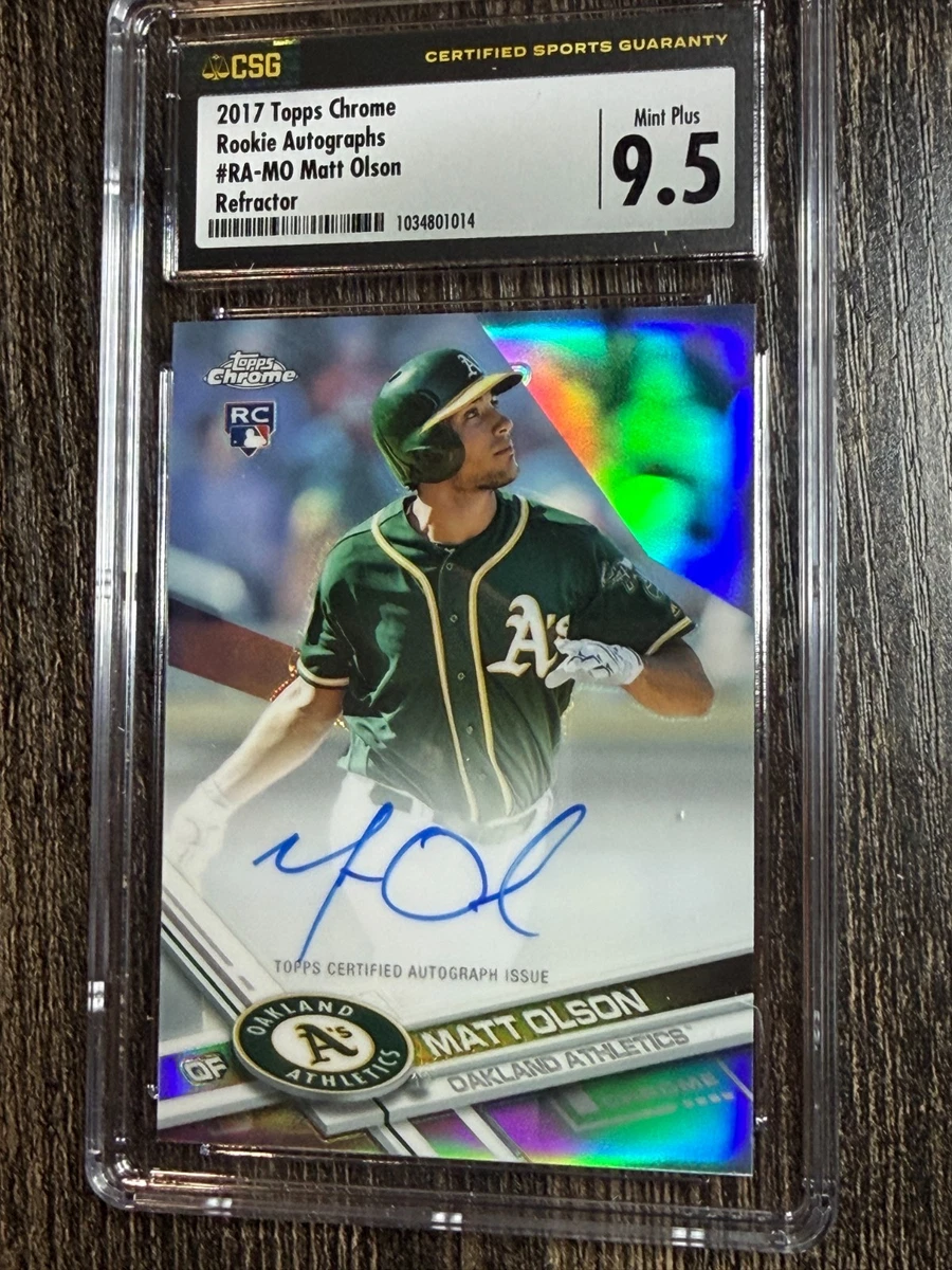 Matt Olson Baseball Sports Trading Cards & Accessories Parallel