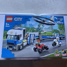LEGO CITY (60244) : Police Helicopter Transporter Set