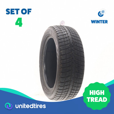 Set of (4) Used 235/55R19 Linglong Green-Max Winter Ice I-15 SUV 105H - 10-11/32