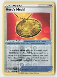 Hero's Medal 152/185 Vivid Voltage Reverse Holo Uncommon Trainer