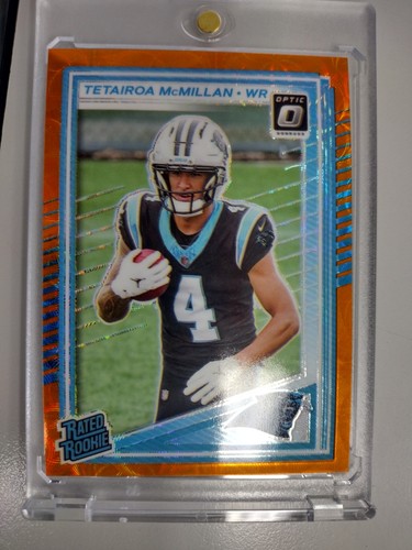 2025 Panini Donruss Optic Tetairoa McMillan #17 #209 Orange Scope Prizm /79 (RC)