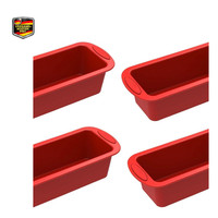 Silivo Silikon Backform Rechteckig Klein 14X6X5Cm 4 StüCke