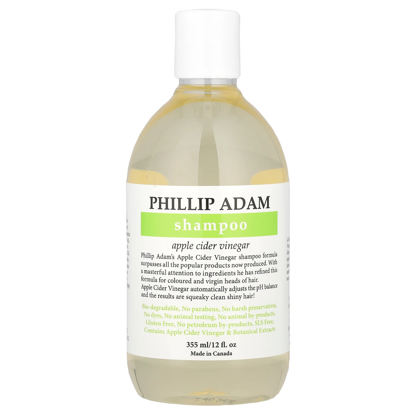 Шампунь яблочный уксус 12 жидких унций 355 мл 3890₽