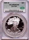 2006-W American Silver Eagle PR69 DCAM CAC