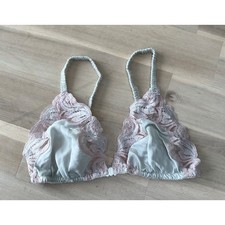 Vintage Christian Dior Intimates Size 34 Lace Trim Bralette