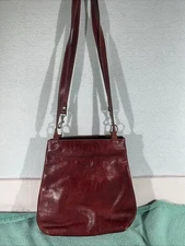 I Medici Firenze Red Leather Tote 11 inches