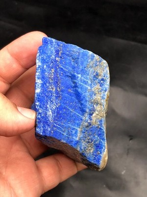 352g Raw Lapis Lazuli Block Natural Unpolished Stone for Cabochons/DisplayJ16.3