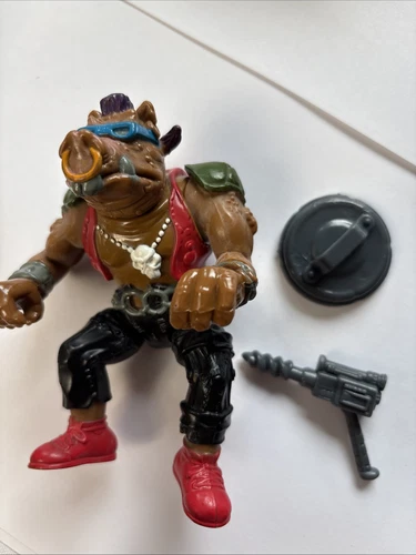 Bebop Complete Teenage Mutant Ninja Turtles Playmates 1988 Figure Hard Head