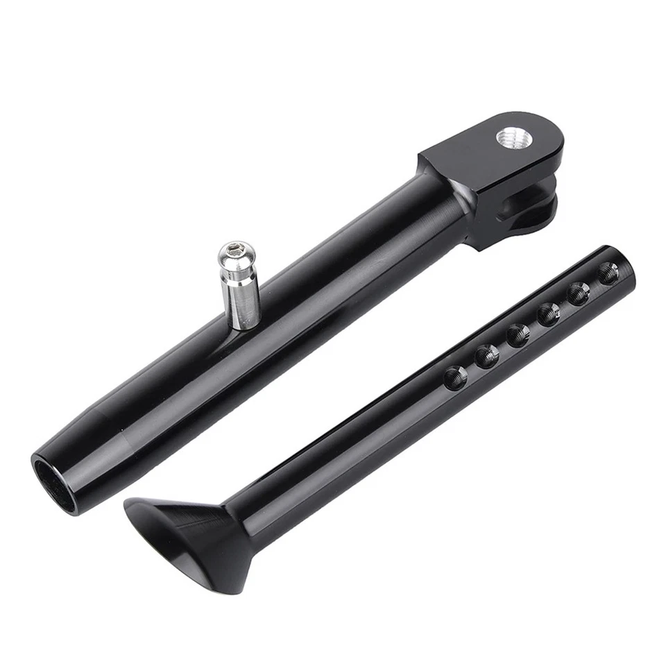 Black Adjustable Side Kick Stands Kickstand For Honda CBR250R CBR600RR CBR1000RR - Imagem 4 de 4