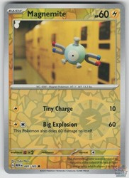 Magnemite 081/165 Reverse Holo Common Scarlet & Violet 151