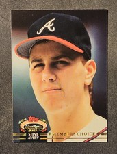 Steve Avery 1992 Stadium Club Members Choice #594