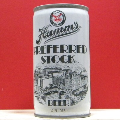 Hamm's Preferred Stock Beer A/F Can Olympia Brewing St Paul Only! Q70 High Grade