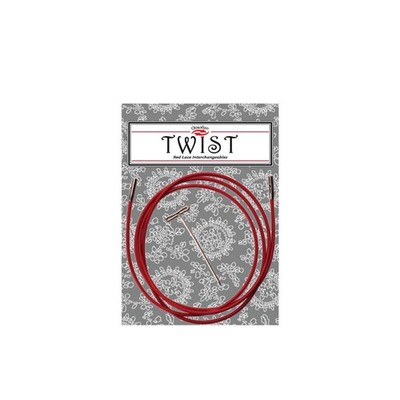 ChiaoGoo Twist Red Lace Interchangeable Cables 50'', Small