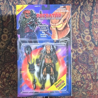NECA Predator Clan Leader Deluxe Action Figure Boxed w/ Mask Spear